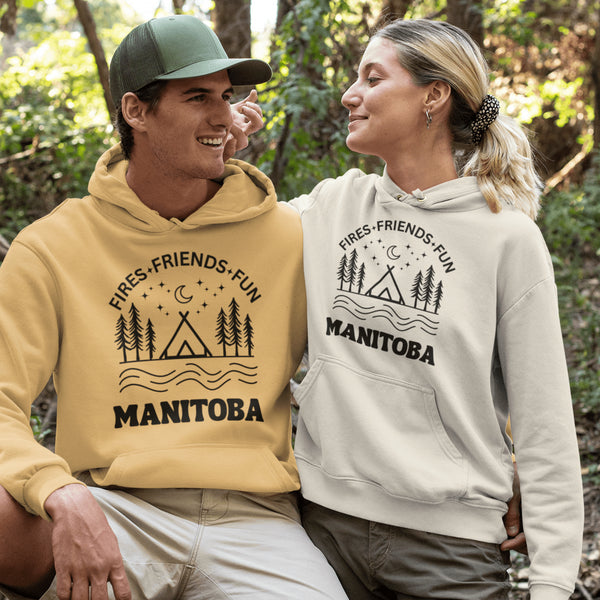 Manitoba-Fires, Friends, Fun Hoodie